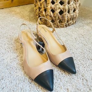Cap Toe Slingback
